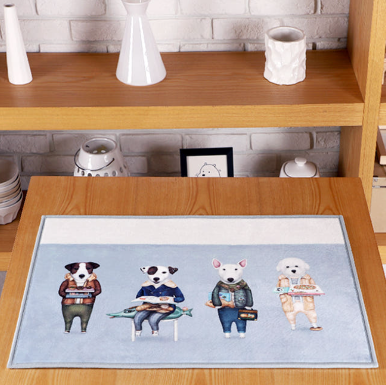 suspicious book club rug