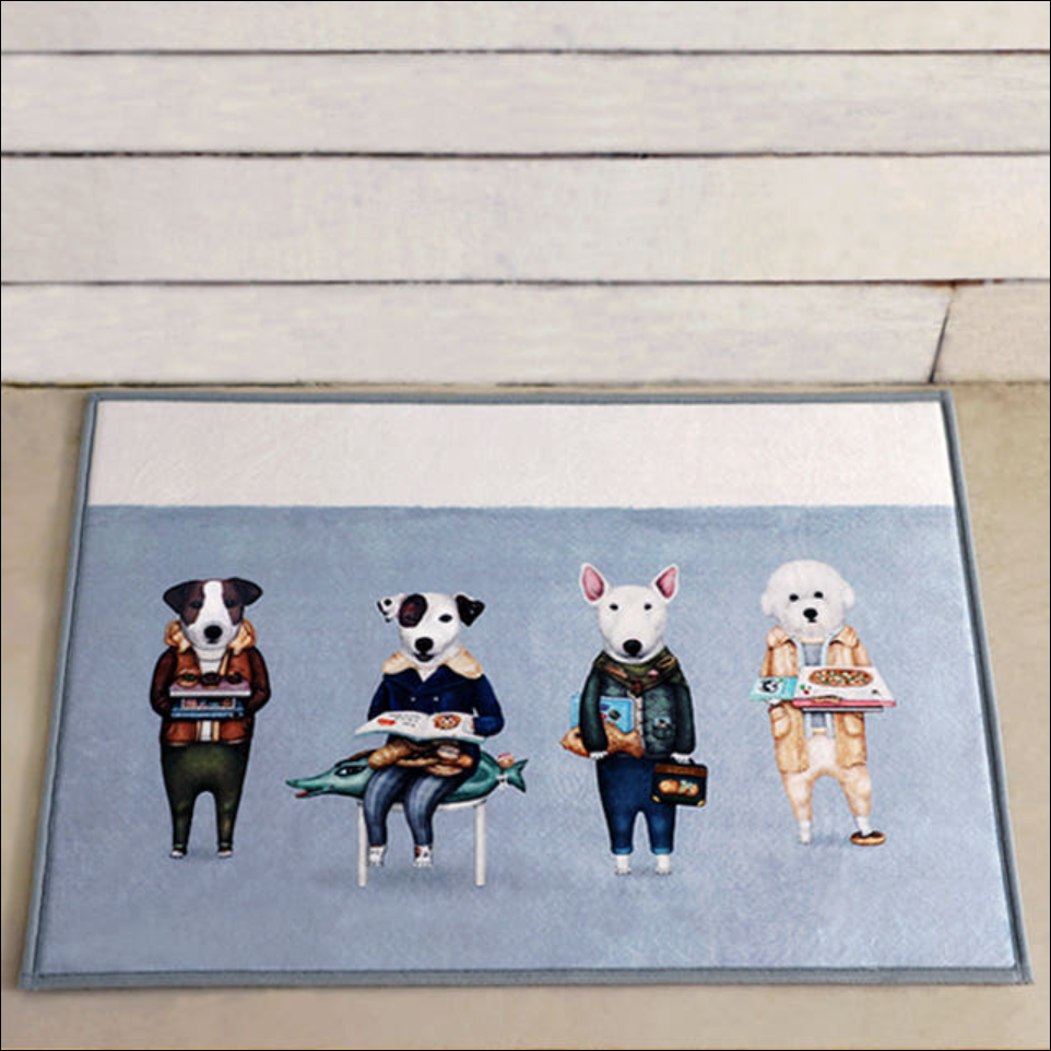suspicious book club rug