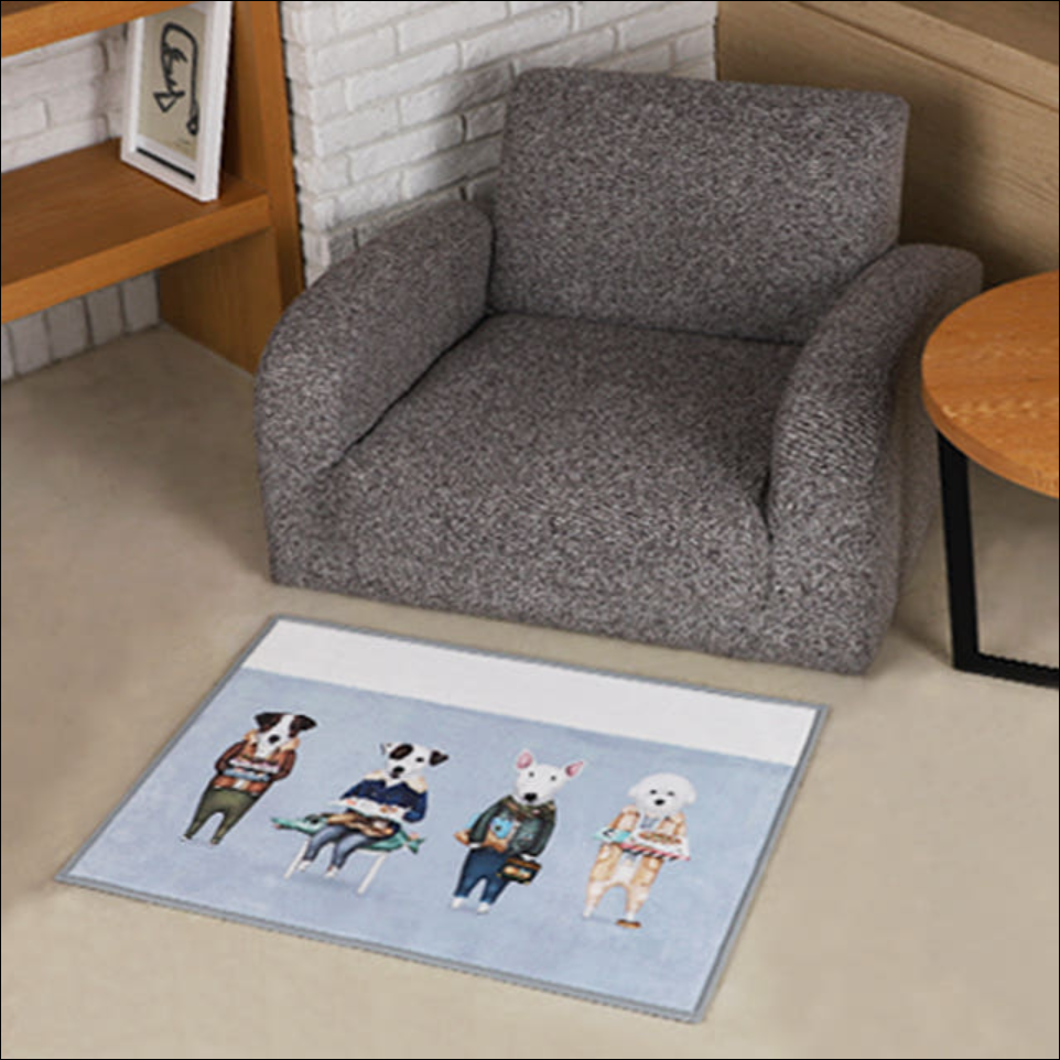 suspicious book club rug